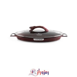 تابه ماهی دیواره کوتاه گرانیت لایف اسمایل مدل FLCMFI42S